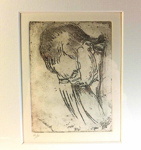 Original etched portrait - portrait, of