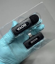 Wireless Lavalier Microphone Mini Lapel Plug & Play 100m Range For Apple iPhone