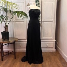 Black full length dress