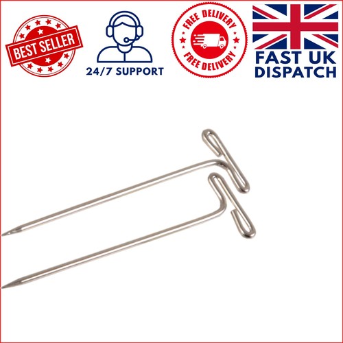 Silver pins - t-pins, (50