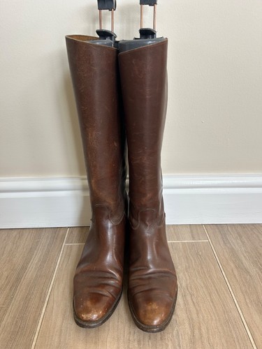 Vintage brown leather - vintage,