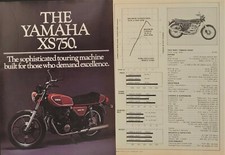 1977 Yamaha XS750  & Specs