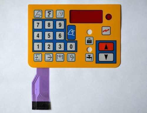 Milk meter keypad membrane - meter,
