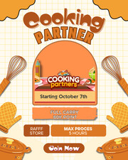 COOKING PARTNER EVENT - M0NOP0LY_G0⚡FULL CARRY 80K POINT⚡ SUPER RUSH⚡