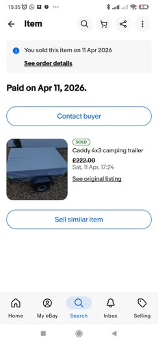Caddy 4x3 trailer immaculate - caddy,