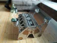 V8 Engine Table Engine Block