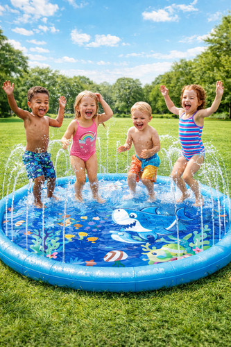 Kids splash pad sprinkler - pad,