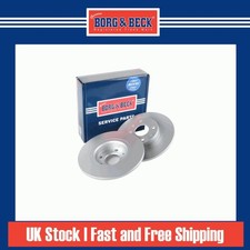 2x Brake Discs Solid For Fiat