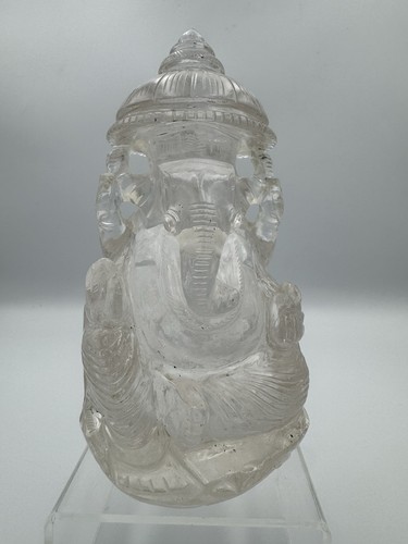 Sphatic quartz ganesh - sphatic,