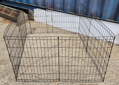 Panel metal dog pen foldable - metal,