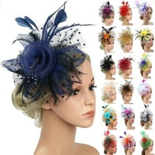 Feather Hair Fascinator Alice