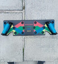 Power Press Push Up Board Exercise Gym Shoulders Triceps Chest Back Home Workout