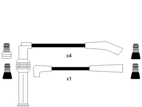 Ignition lead set - lead, fits