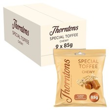Thorntons Original Special Toffee Bag 85g x  9 bags Full Box Long Dated
