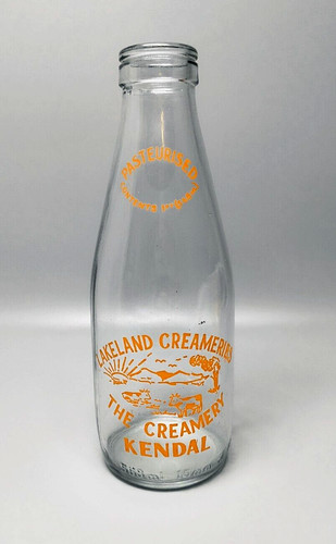 Vintage milk bottle - bottle, the