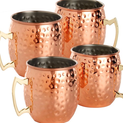 Set of2 copper moscow mule - of2/4,