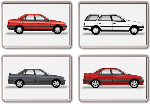 Fridge magnet peugeot 405 - fridge,