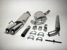Jetex Cat Back Exhaust System Non Res Twin Round Tips for VW Golf MK3 GTI VR6
