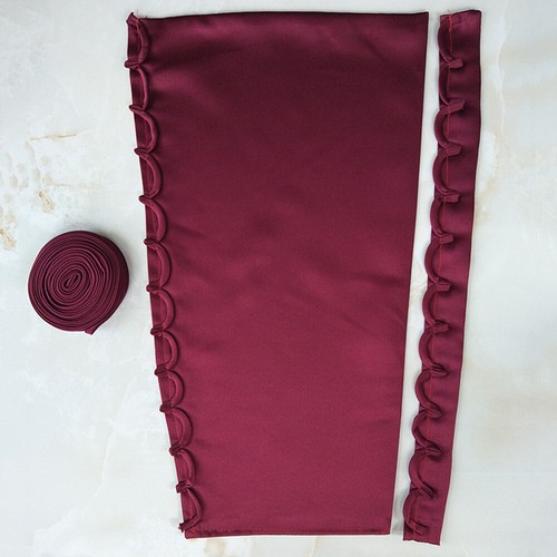3pcs satin corset kit - kit, zipper