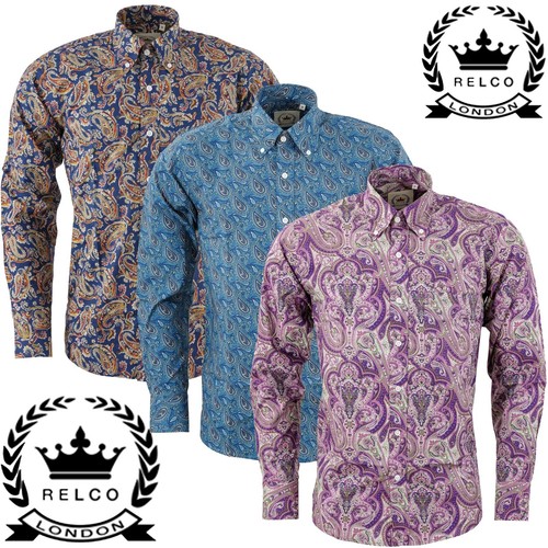 Relco mens paisley long - mens,