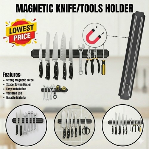 Wall mounted magnetic - magnetic, knife