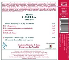 Os Di Roma, La Vecchia - Casella: Symphony No.3 - Os Di Roma, La Vecchia CD CIVG