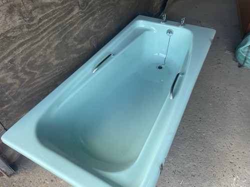 Shires blue retro 70s - retro, bathroom