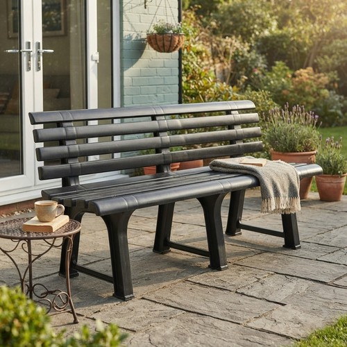 Durable seater patio bench - bench,