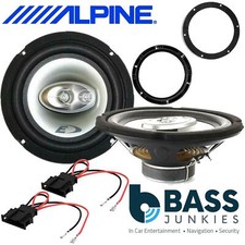 VW T6 Transporter 2016 On ALPINE 20cm 3 Way 560 Watt Front Door Car Speakers Kit