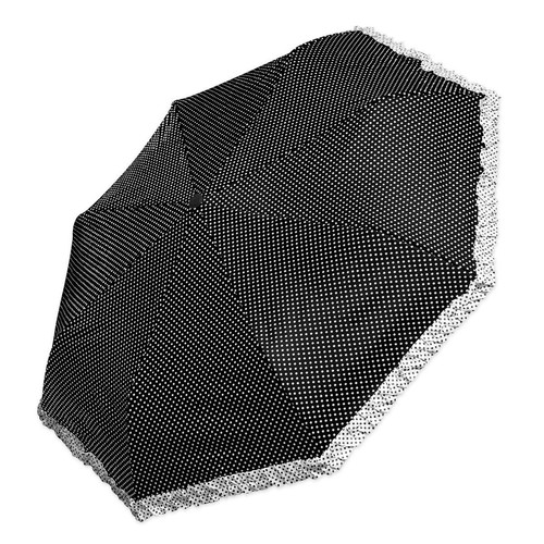 Dotted pocket umbrella ruffle - pocket,