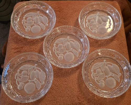 Set beautiful glass fruit - set, 5