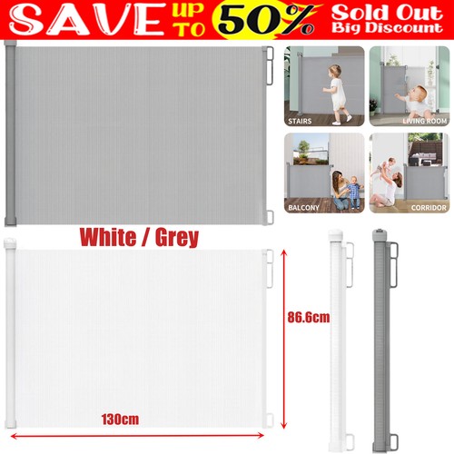 Safety gate retractable dog - gate,