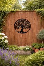 Large 50cm Wall Art Black Tree