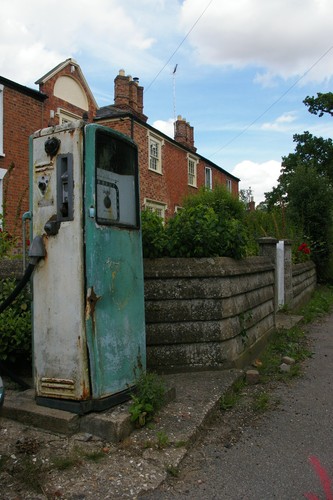 Photo petrol pump - petrol, old