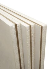 White Upvc Door Panel Reinforced Flat Foam Infill 28mm 24mm 20mm Thick
