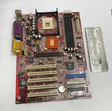 MSI 645 Ultra MS-6547 VER: 1 Socket 478 (LGA478) Motherboard / System Board & BP