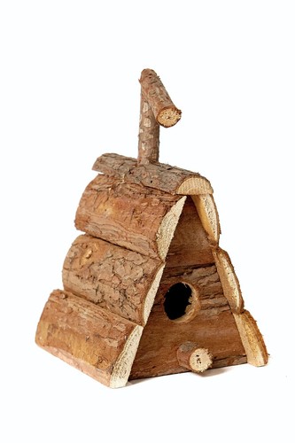 Rustic natural wood log - rustic, hut