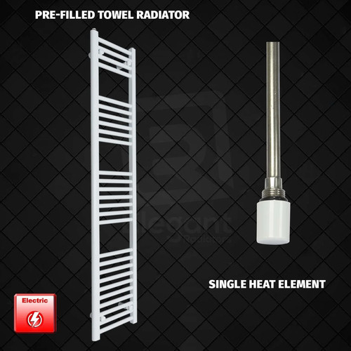 White electric heated towel - electric,