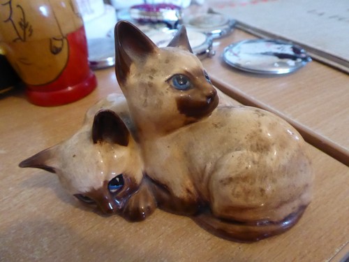 Beswick siamese cats - beswick, no