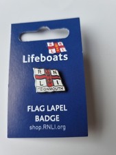 RNLI Lifeboats Flag Pin Badge
