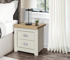 Cream,Oak Finish Wood Bedroom Cabinet,Wardrobe,Chest Drawers,Bedside,Furniture