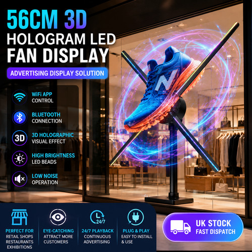 56cm hologram fan led - 56cm,
