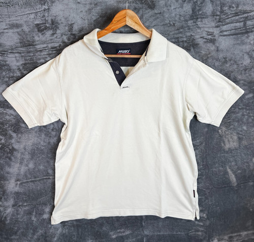 Musto pique polo shirt - polo, cream