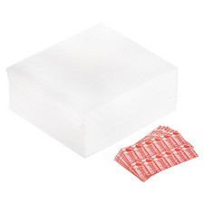Foam Packing Pouches, 100pcs 8.1x8.1" Cushion Foam Packing with 60 Tags