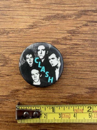 The clash pin badge - badge,, genuine