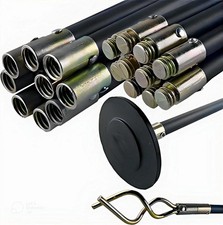 12 Piece Drain Rod Set 9m