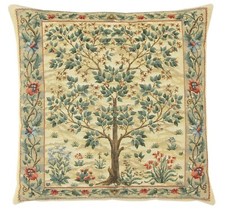 Hines of Oxford William Morris Tree of Life Tapestry Cushion 13" Made in UK