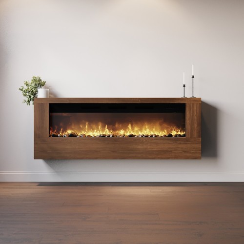 Wall mounted electric fire - wall-mounted,