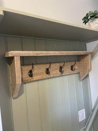 Vintage wooden wall coat - vintage,