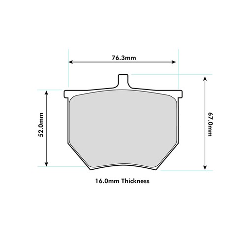 Mintex mrm1802 brake - pads, fits